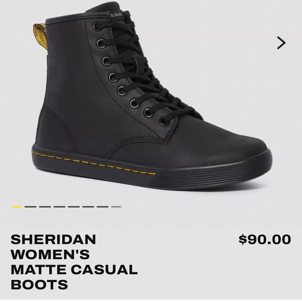 Sheridan women’s matte casual boots dr martens